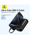 Kup Powerbank Baseus QPow Pro+ 20000mAh 22.5W + cablu USB-C încorporat negru - BSU4874 - {ean13} - Sklep Home Screen