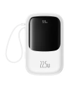 Kup Powerbank Baseus QPow Pro+ 20000mAh 22.5W + cablu USB-C încorporat alb - BSU4875 - {ean13} - Sklep Home Screen