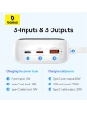 Buy Baseus QPow Pro+ powerbank 20000mAh 22.5W + built-in USB-C cable white - BSU4875 - {ean13} - Home Screen Store Europe