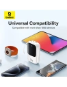Buy Baseus QPow Pro+ powerbank 20000mAh 22.5W + built-in USB-C cable white - BSU4875 - {ean13} - Home Screen Store Europe