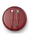 Kup UNIQ MFI Halo USB-C-Lightning 18W nylonos tekercses kábel 1,2m piros/carmine red - UNIQ130RED - {ean13} - Sklep Home Screen