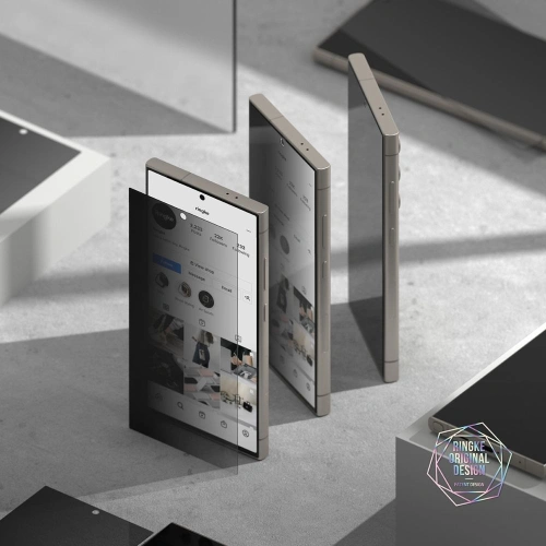 Kup Gehärtetes Glas Ringke Easy Slide Samsung Galaxy S24 Ultra Privacy [2 PACK] - RGK1966 - {ean13} - Sklep Home Screen