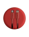 Kup UNIQ MFI Halo USB-C-Lightning 18W Nylon-Spiralkabel 1,2m rot/karminrot - UNIQ130RED - {ean13} - Sklep Home Screen