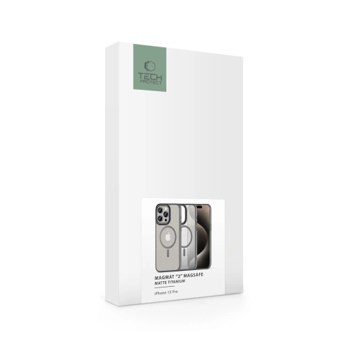 Kup Etui Tech-Protect MagMat 2 MagSafe Apple iPhone 15 Pro Matný Titan - THP2765 - {ean13} - Sklep Home Screen