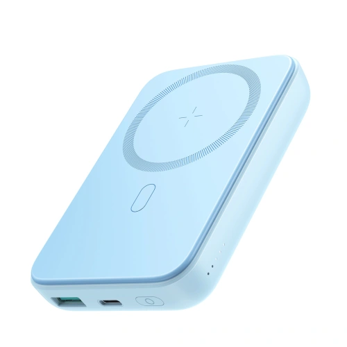 Kup Powerbank Joyroom JR-W020 MagSafe 10000mAh 20W + kabel USB-A / USB-C 25cm jasně modrý - JYR1001 - {ean13} - Sklep Home Screen
