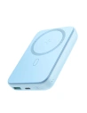 Joyroom JR-W020 powerbank MagSafe 10000mAh 20W + USB-A / USB-C cable 25cm light blue