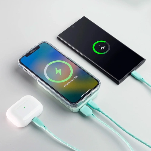 Kup Powerbank Joyroom JR-W020 MagSafe 10000mAh 20W + kabel USB-A / USB-C 25cm jasně modrý - JYR1001 - {ean13} - Sklep Home Screen