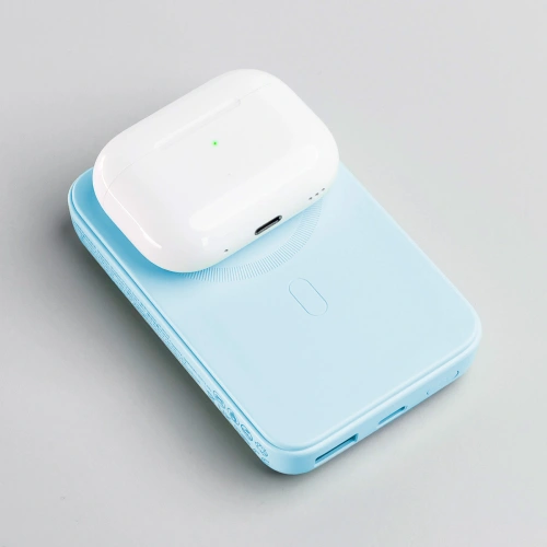 Kup Powerbank Joyroom JR-W020 MagSafe 10000mAh 20W + kabel USB-A / USB-C 25cm jasně modrý - JYR1001 - {ean13} - Sklep Home Screen