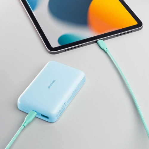 Kup Powerbank Joyroom JR-W020 MagSafe 10000mAh 20W + kabel USB-A / USB-C 25cm jasně modrý - JYR1001 - {ean13} - Sklep Home Screen