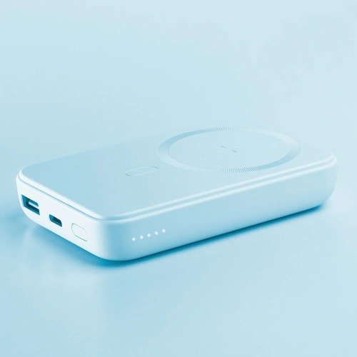 Kup Powerbank Joyroom JR-W020 MagSafe 10000mAh 20W + kabel USB-A / USB-C 25cm jasně modrý - JYR1001 - {ean13} - Sklep Home Screen
