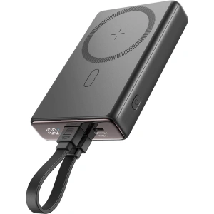 Buy Joyroom JR-PBM01 powerbank MagSafe 10000mAh 20W with stand + Lightning / USB-C cable black - JYR1002 - {ean13} - Home Screen Store Europe