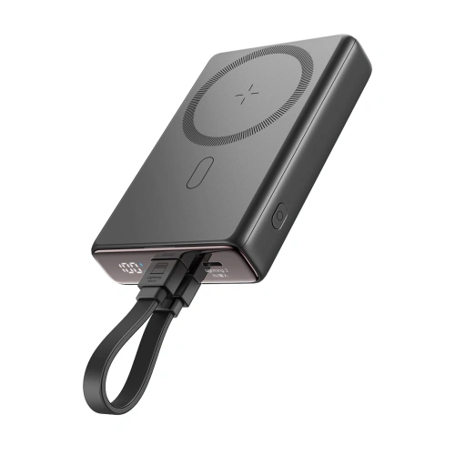 Kup Powerbank Joyroom JR-PBM01 MagSafe 10000mAh 20W s podstavcem + kabel Lightning / USB-C černý - JYR1002 - {ean13} - Sklep Home Screen
