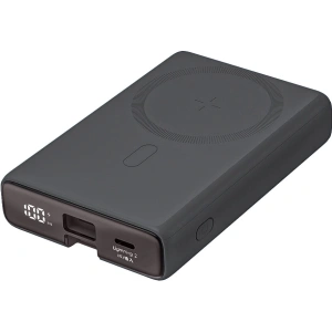 Powerbank Joyroom JR-PBM01 MagSafe 10000mAh 20W z podstawką + kabel Lightning / USB-C czarny