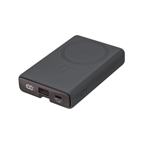 Kup Powerbank Joyroom JR-PBM01 MagSafe 10000mAh 20W s podstavcem + kabel Lightning / USB-C černý - JYR1002 - {ean13} - Sklep Home Screen