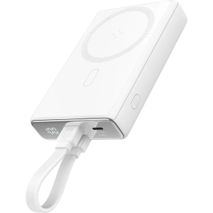 Buy Joyroom JR-PBM01 powerbank MagSafe 10000mAh 20W with stand + Lightning / USB-C cable white - JYR1003 - {ean13} - Home Screen Store Europe