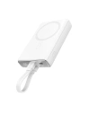 Powerbank Joyroom JR-PBM01 MagSafe 10000mAh 20W mit Ständer + Lightning / USB-C Kabel weiß
