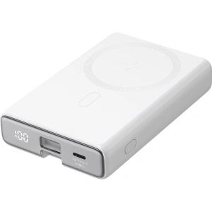 Buy Joyroom JR-PBM01 powerbank MagSafe 10000mAh 20W with stand + Lightning / USB-C cable white - JYR1003 - {ean13} - Home Screen Store Europe