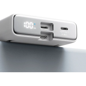 Buy Joyroom JR-PBM01 powerbank MagSafe 10000mAh 20W with stand + Lightning / USB-C cable white - JYR1003 - {ean13} - Home Screen Store Europe