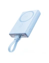 Powerbank Joyroom JR-PBM01 MagSafe 10000mAh 20W s podložkou + kabel Lightning / USB-C modrý