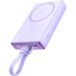 Buy Joyroom JR-PBM01 powerbank MagSafe 10000mAh 20W with stand + Lightning / USB-C cable purple - JYR1005 - {ean13} - Home Screen Store Europe