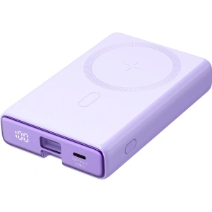 Buy Joyroom JR-PBM01 powerbank MagSafe 10000mAh 20W with stand + Lightning / USB-C cable purple - JYR1005 - {ean13} - Home Screen Store Europe