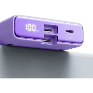 Buy Joyroom JR-PBM01 powerbank MagSafe 10000mAh 20W with stand + Lightning / USB-C cable purple - JYR1005 - {ean13} - Home Screen Store Europe