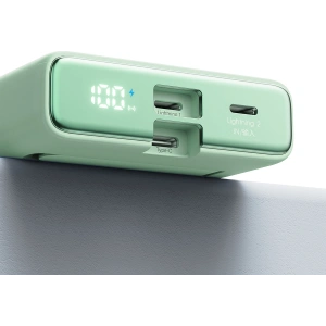 Kup Powerbank Joyroom JR-PBM01 MagSafe 10000mAh 20W z podstawką + kabel Lightning / USB-C zielony - JYR1006 - {ean13} - Sklep Home Screen