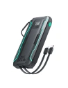 Powerbank Joyroom JR-L017 10000mAh 22.5W z wbudowanymi kablami USB-C, Lightning czarny