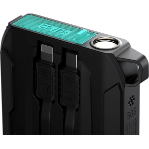 Kup Powerbank Joyroom JR-L017 10000mAh 22.5W z wbudowanymi kablami USB-C, Lightning czarny - JYR1007 - {ean13} - Sklep Home Screen