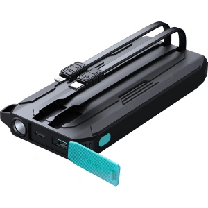 Kup Powerbank Joyroom JR-L017 10000mAh 22.5W z wbudowanymi kablami USB-C, Lightning czarny - JYR1007 - {ean13} - Sklep Home Screen