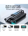 Kup Powerbank Joyroom JR-L017 10000mAh 22.5W s vestavěnými kabely USB-C, Lightning černý - JYR1007 - {ean13} - Sklep Home Screen