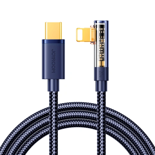 Kup Cablu unghiular Joyroom S-CL020A6 Lightning / USB-C 20W 1.2m albastru - JYR1008 - {ean13} - Sklep Home Screen