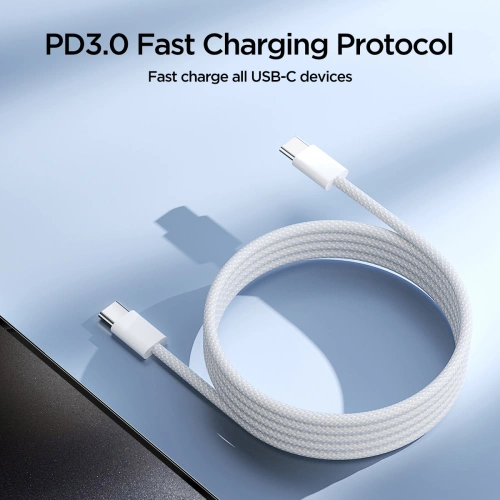 Kup Kabel Joyroom S-A45 Ben Series USB-C / USB-C 60W 1m bílý - JYR1009 - {ean13} - Sklep Home Screen