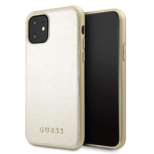 Kup Etui Guess GUHCN61IGLGO Apple iPhone 11 aurie/aur hard case Iridescent - GUE211GLD - {ean13} - Sklep Home Screen