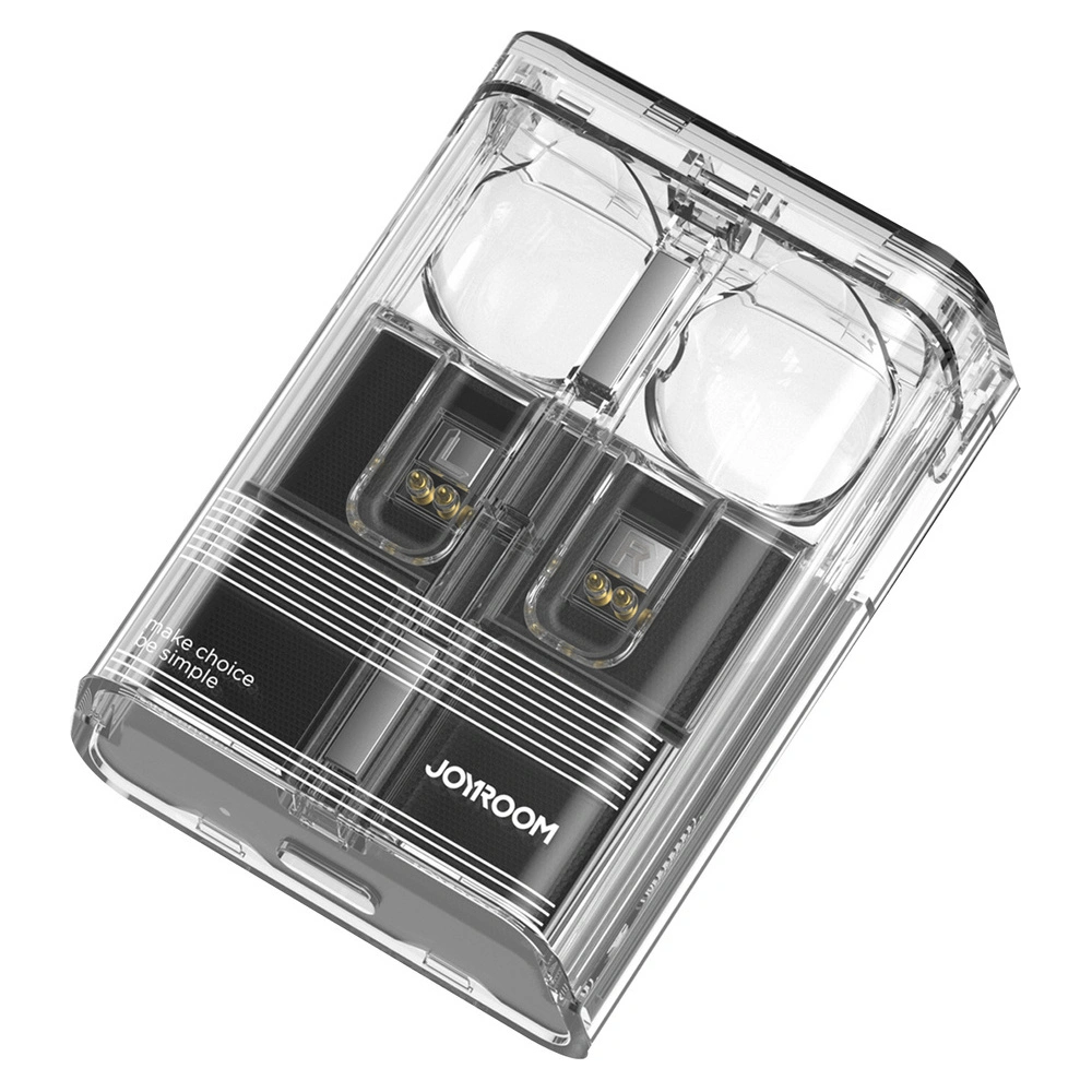 Słuchawki bezprzewodowe douszne TWS Joyroom JR-TC1 IceLens Series LED czarne