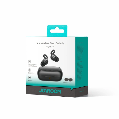 Kup Vezeték nélküli TWS fülhallgató Joyroom JR-TS1 Cozydots Series Bluetooth 5.3 ENC fekete - JYR1015 - {ean13} - Sklep Home Screen