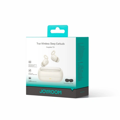 Kup Kabellose In-Ear TWS Joyroom JR-TS1 Cozydots Series Bluetooth 5.3 ENC in Weiß - JYR1016 - {ean13} - Sklep Home Screen