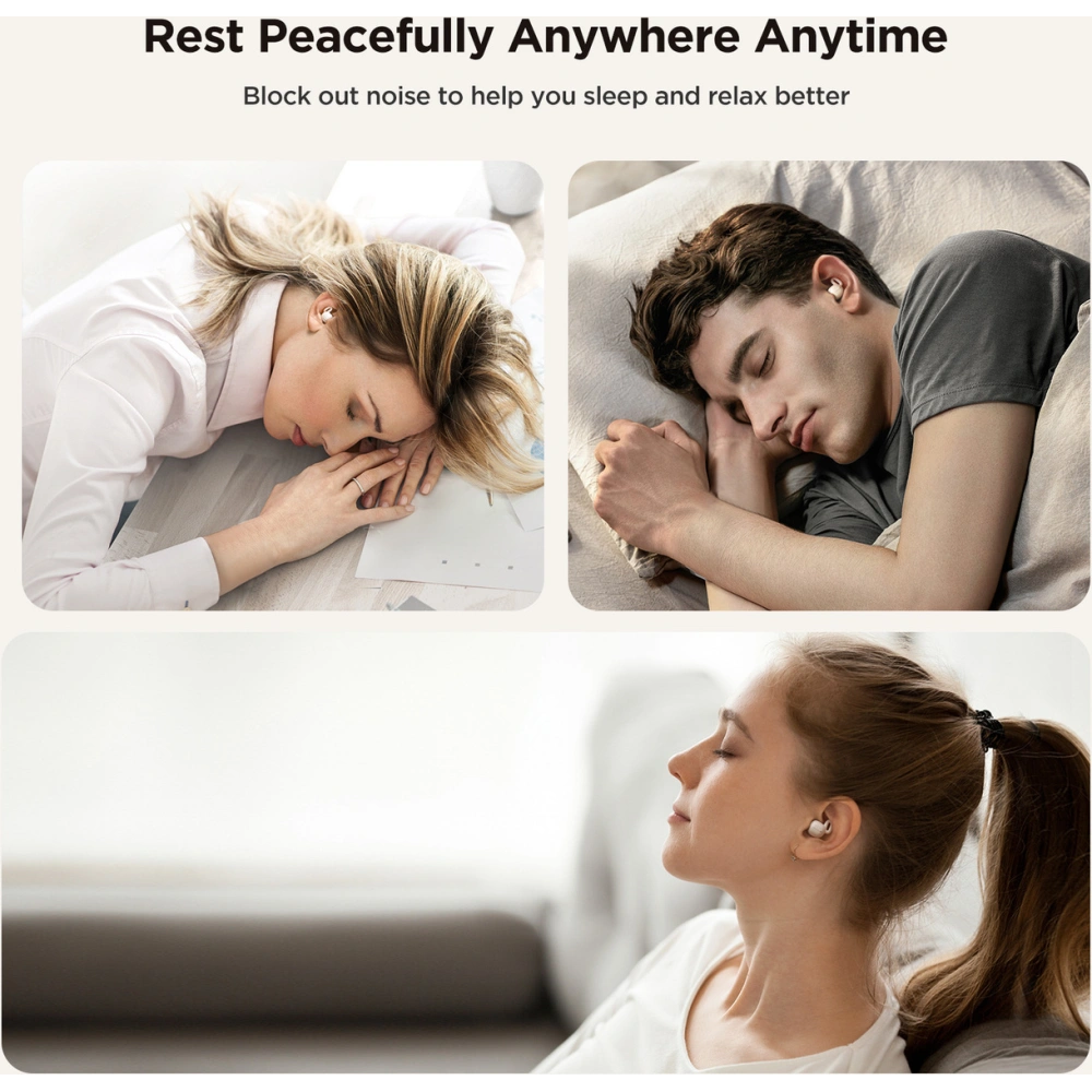 Słuchawki bezprzewodowe dokanałowe TWS Joyroom JR-TS1 Cozydots Series Bluetooth 5.3 ENC białe