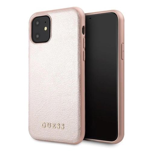 Kup Etui Guess GUHCN61IGLRG Apple iPhone 11 roz cu aur/rose gold hard case Iridescent - GUE212RS - {ean13} - Sklep Home Screen
