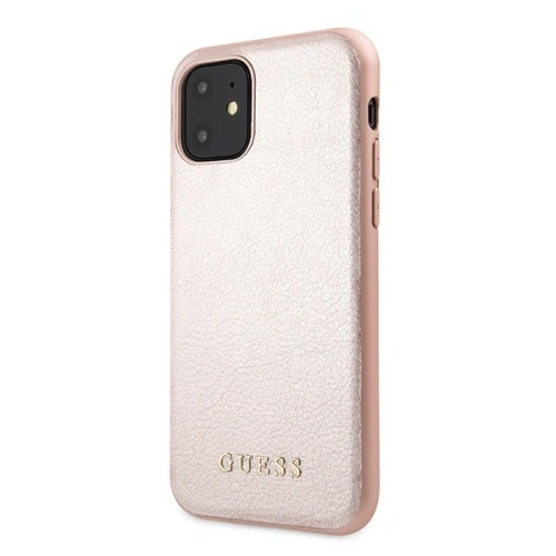 Kup Etui Guess GUHCN61IGLRG Apple iPhone 11 roz cu aur/rose gold hard case Iridescent - GUE212RS - {ean13} - Sklep Home Screen
