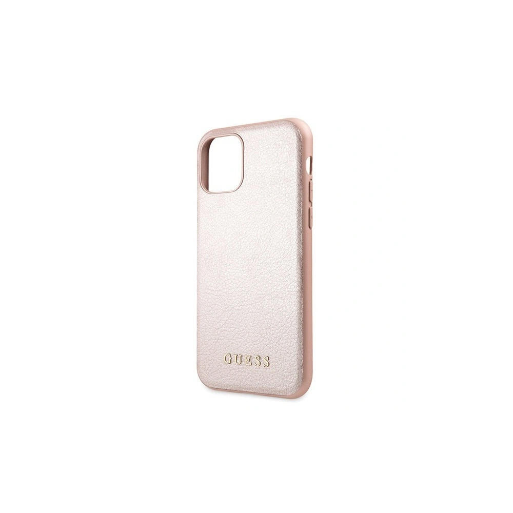 Etui Guess GUHCN61IGLRG Apple iPhone 11 różowo-złoty/rose gold hard case Iridescent
