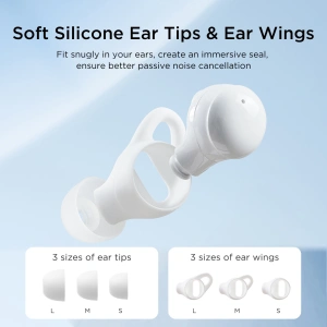 Kup Căști wireless in-ear TWS Joyroom JR-TS2 Cozydots Series Bluetooth 5.3 ENC albe - JYR1017 - {ean13} - Sklep Home Screen