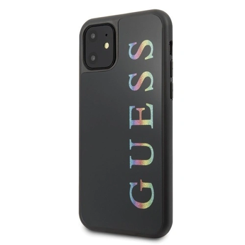 Kup Etui Guess GUHCN61LGMLBK Apple iPhone 11 černý/black hard case Glitter Logo - GUE213BLK - {ean13} - Sklep Home Screen