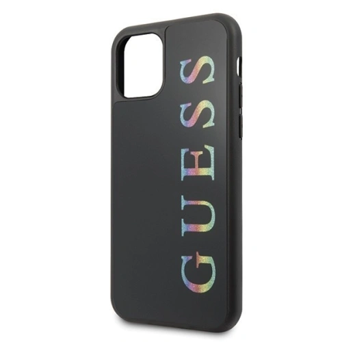Kup Etui Guess GUHCN61LGMLBK Apple iPhone 11 černý/black hard case Glitter Logo - GUE213BLK - {ean13} - Sklep Home Screen