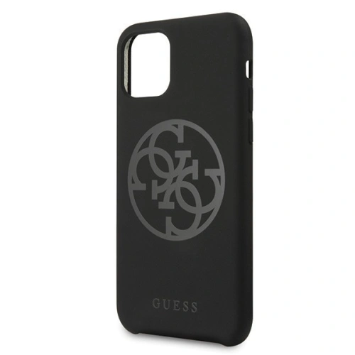 Kup Guess Apple Tasche GUHCN61LS4GBK iPhone 11 schwarz/schwarz Hartschale Silikon 4G Tone On Tone - GUE214BLK - {ean13} - Sklep Home Screen