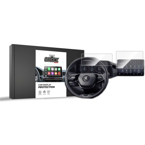 Kup Cserép fólia GrizzGlass CarDisplay védelem Skoda Superb 4 13" 2024 [2w1] - GRZ9180 - {ean13} - Sklep Home Screen
