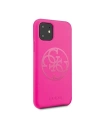 Kup Etui Guess GUHCN61LS4GFU Apple iPhone 11 fuchsie/fuchsie tvrdý kryt silikonový 4G Tone On Tone - GUE215FKS - {ean13} - Sklep Home Screen
