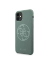 Kup Guess Apple Case GUHCN61LS4GKA iPhone 11 khaki Hartschalenetui Silikon 4G Tone On Tone - GUE216KHA - {ean13} - Sklep Home Screen