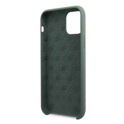 Kup Guess Apple Case GUHCN61LS4GKA iPhone 11 khaki Hartschalenetui Silikon 4G Tone On Tone - GUE216KHA - {ean13} - Sklep Home Screen