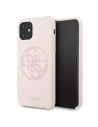 Kup Etui Guess GUHCN61LS4GLP Apple iPhone 11 roz light pink/jasnorozowy hard case Silicon 4G Tone On Tone - GUE217PNK - {ean13} - Sklep Home Screen